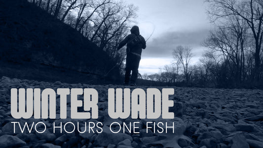 Winter Wade for Smallmouth Two Hours One Fish