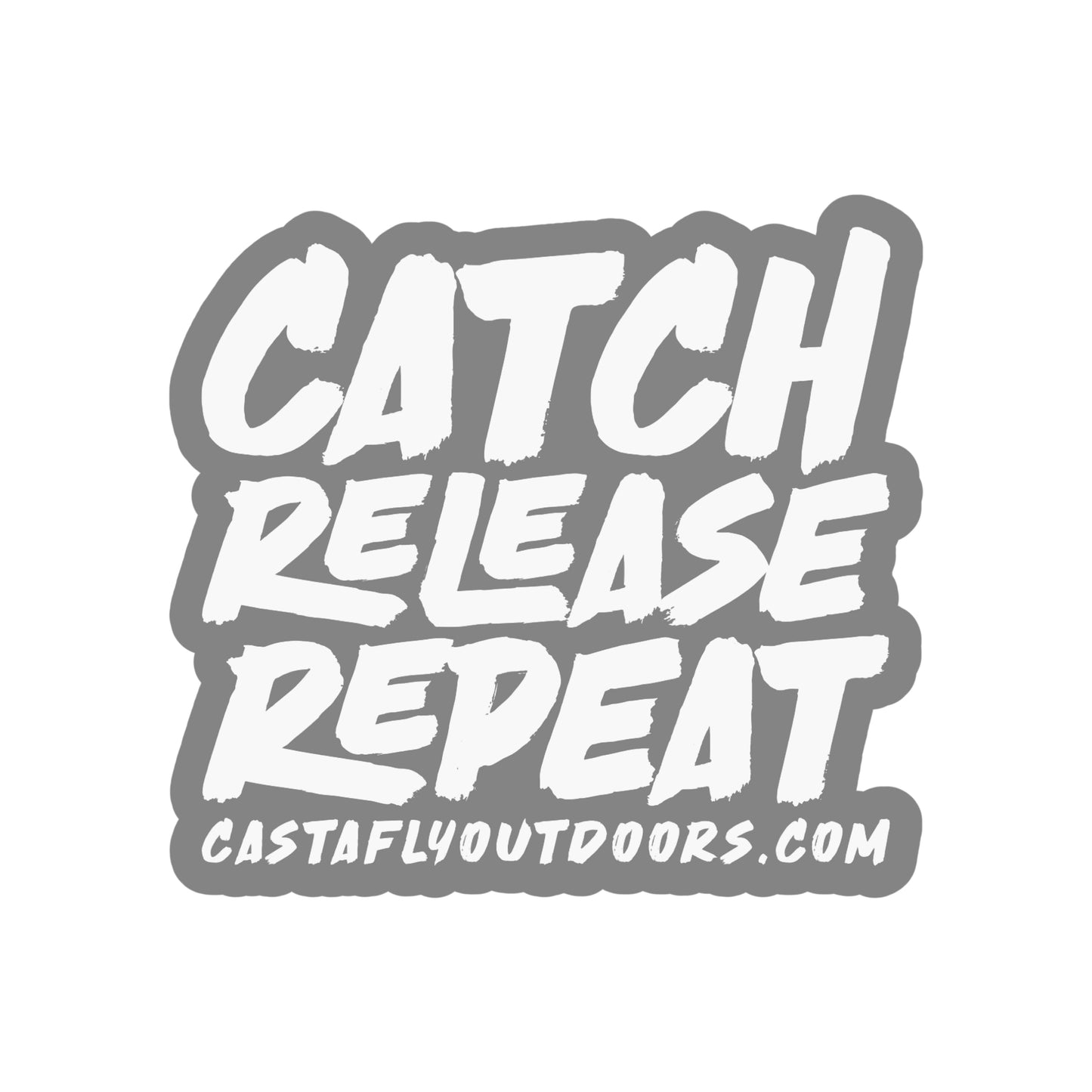Catch Release Repeat Sticker