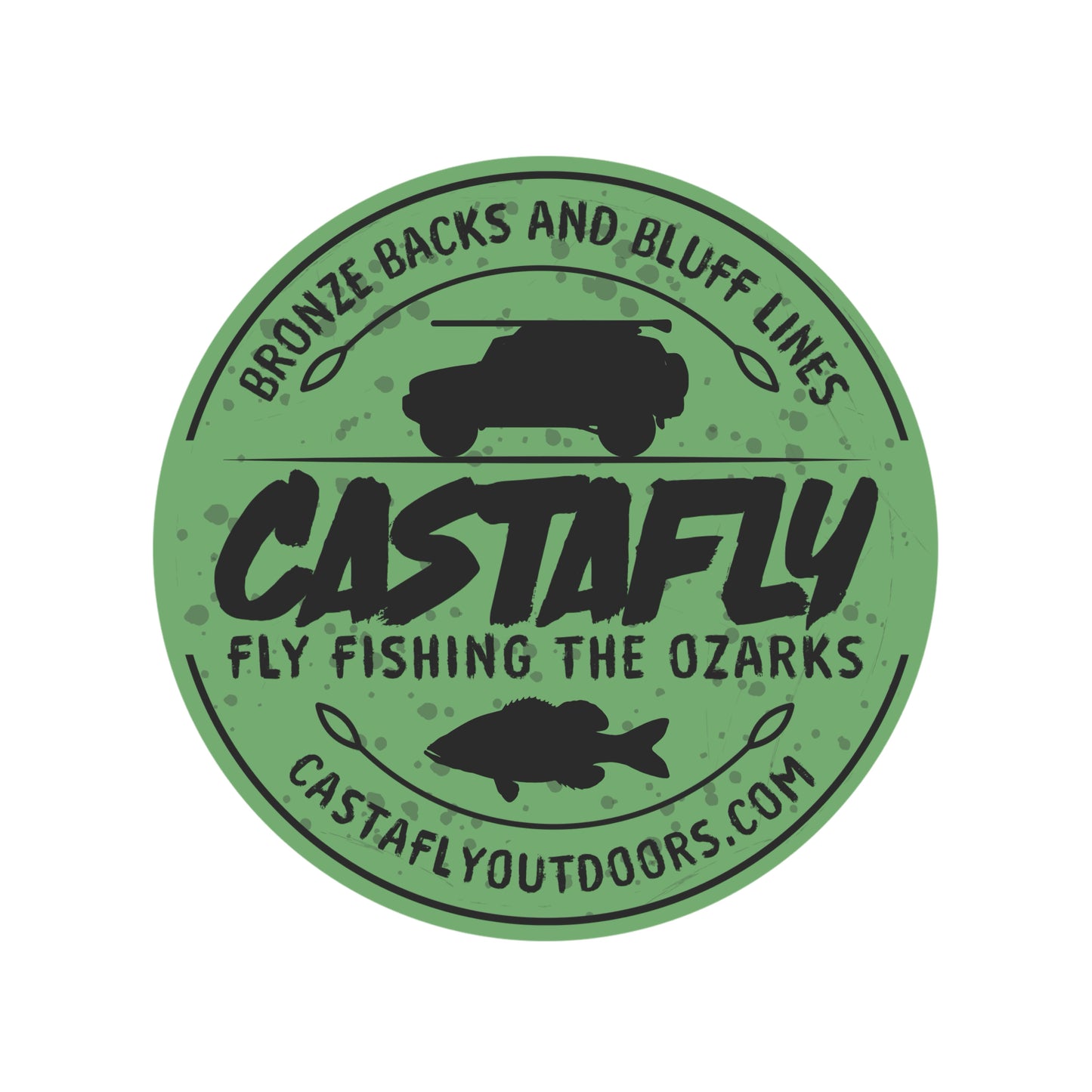 Bronze Backs & Bluff Lines Sticker